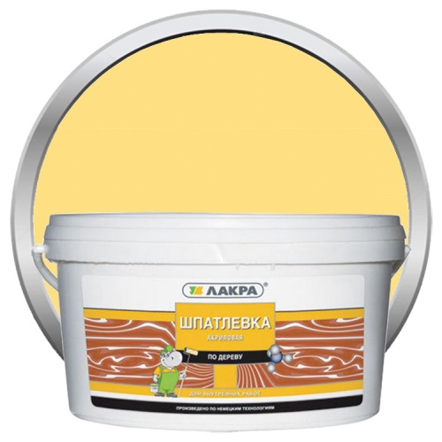 Шпатлевка акриловая по дереву Лакра Сосна 0,6 кг