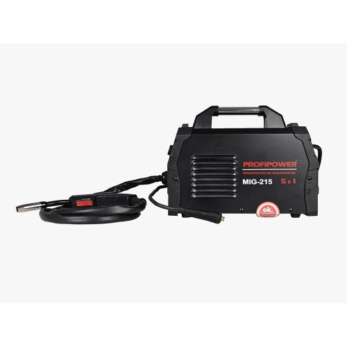 Сварочный инвертор полуавтомат Profipower MIG-215 5 в 1 (MIG/MAG/MIG NO GAS/ММА/TIG) E0257 фото 3 Сварочный инвертор полуавтомат Profipower MIG-215 5 в 1 (MIG/MAG/MIG NO GAS/ММА/TIG) E0257 фото 3