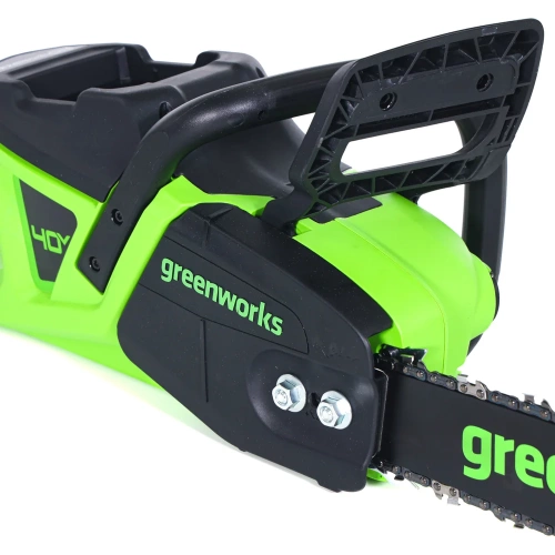 Цепная аккумуляторная пила GreenWorks GD40CS20X 40V, 40 см, 2000 Вт, бесщеточная, c 1хАКБ 4 Ач И ЗУ 2008807USB4 фото 3 Цепная аккумуляторная пила GreenWorks GD40CS20X 40V, 40 см, 2000 Вт, бесщеточная, c 1хАКБ 4 Ач И ЗУ 2008807USB4 фото 3