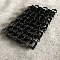 Решетка для газона черная 640Х395Х50