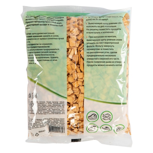 Щепа ольховая для копчения, Camping Palisad фото 3