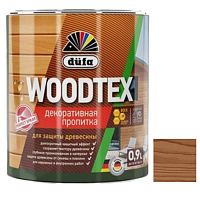 Пропитка декоративная для защиты древесины Dufa Woodtex алкидная тик 0,9 л