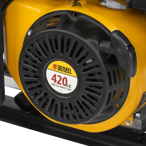 Генератор бензиновый PS 55 EA, 5.5 кВт, 230 В, 25 л, коннектор автоматики, электростартер Denzel фото 11 Генератор бензиновый PS 55 EA, 5.5 кВт, 230 В, 25 л, коннектор автоматики, электростартер Denzel фото 11