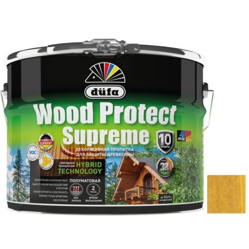 Пропитка для древесины Dufa Wood Protect Supreme горная сосна 9 л