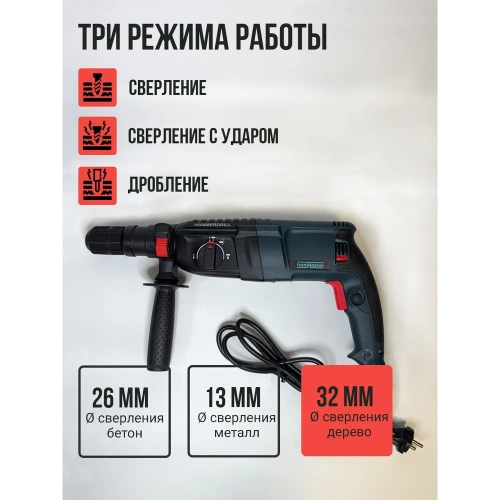 Перфоратор сетевой IronMaster IM-HD2602 фото 3 Перфоратор сетевой IronMaster IM-HD2602 фото 3