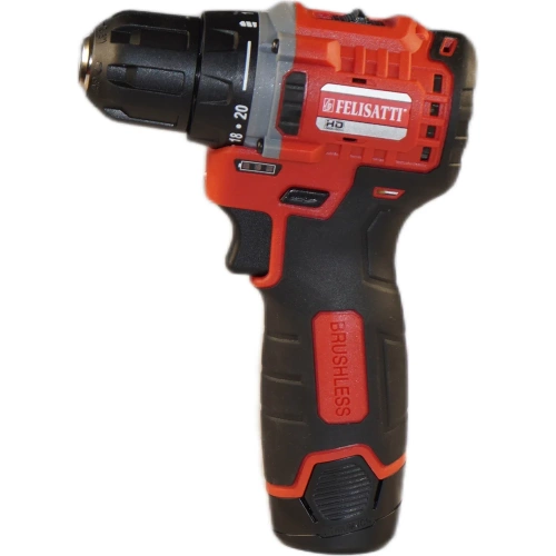 Бесщеточная дрель-шуруповерт Felisatti ДА-12В ЗУ слайдерного типа 191.5.2.10 Бесщеточная дрель-шуруповерт Felisatti ДА-12В ЗУ слайдерного типа 191.5.2.10