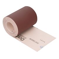 Шкурка на тканевой основе, KK18X W, зернистость 8Н(P 150) бобина 200 мм х 20 м, водостойкая, "БАЗ"