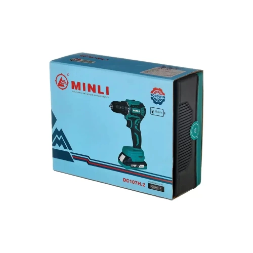 Бесщеточная аккумуляторная ударная дрель-шуруповерт MINLI 10мм. 40N.m Li-ion 18Vx2 / A DC107H.2 фото 11 Бесщеточная аккумуляторная ударная дрель-шуруповерт MINLI 10мм. 40N.m Li-ion 18Vx2 / A DC107H.2 фото 11