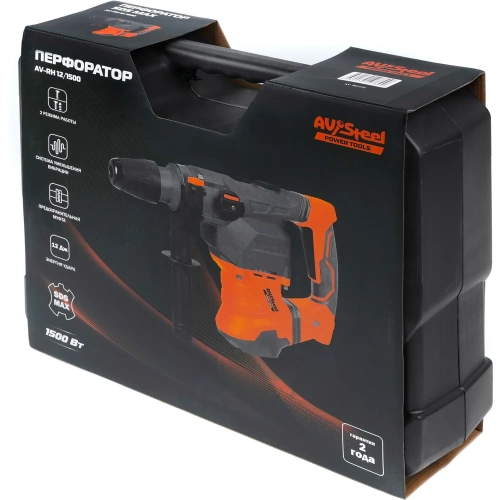 Перфоратор AV Steel AV-RH 12/1500 AV-961115 фото 7 Перфоратор AV Steel AV-RH 12/1500 AV-961115 фото 7