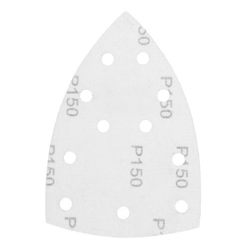 Треугольник абразивный на ворc. подложке под "липучку", перф., P 150, 150х150х100 мм, 5 шт. Denzel фото 2