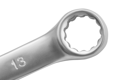 Ключ комбинированный, 13 мм, CrV, матовый хром Matrix фото 3