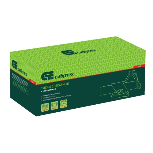 Тиски слесарные, 150 мм, стальные, поворотные Сибртех фото 11
