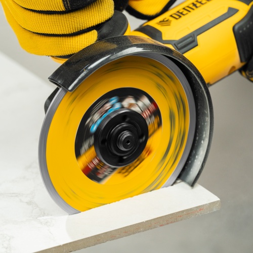 Диск алмазный, отрезной сплошной, 125 х 22.2 мм, мокрая резка Denzel фото 9