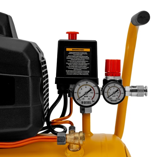 Компрессор воздушный DK1500/24, Х-PRO 1.5 кВт, 230 л/мин, 24 л Denzel фото 14