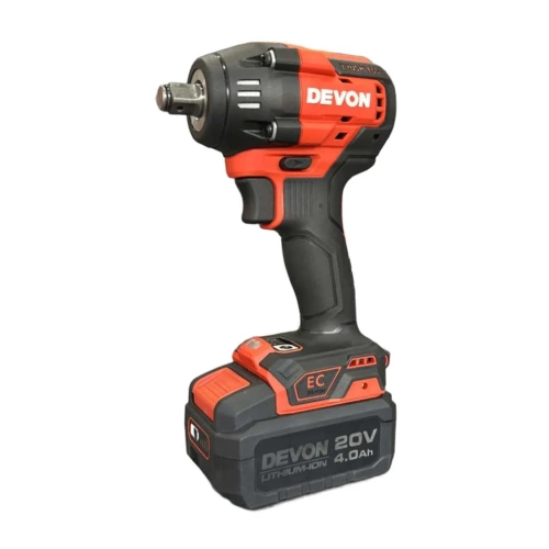 Аккумуляторный гайковерт DEVON 2 АКБ 4 Ач, ЗУ, сумка 5765-LI-20-SET
