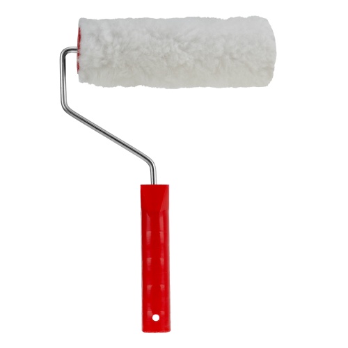 Валик "Искусственный мех", в сборе, 200 мм, D 48 мм, D ручки 6 мм, крепление шплинтом Сибртех фото 3