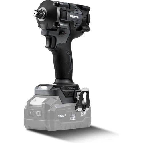 Гайковерт ударный аккумуляторный, Ставр бесщеточный, 18В UNI-M, 380/600Нм, Stavr SWI 18BL-380V, 1900/2600об/мин, 500Вт, реверс, без акб и зу 9022300040 фото 7