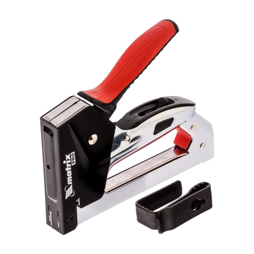 Мебельный стальной степлер MATRIX PRO тип 53 6-14 мм тип 300 14 мм тип 500 14 мм 40918 Мебельный стальной степлер MATRIX PRO тип 53 6-14 мм тип 300 14 мм тип 500 14 мм 40918