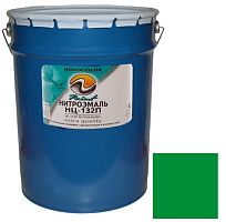 Эмаль Novocolor НЦ-132 ГОСТ глянцевая зеленая 25 кг