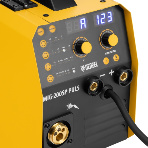 Аппарат инвертор. полуавтомат. cварки IMIG-200SP Pulse, 200 А, ПВ 60%, катушка 5 кг// Denzel фото 12