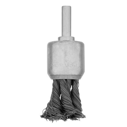 Щетка для дрели, 25 мм, "чашка" со шпилькой, крученая металлическая проволока Matrix фото 3