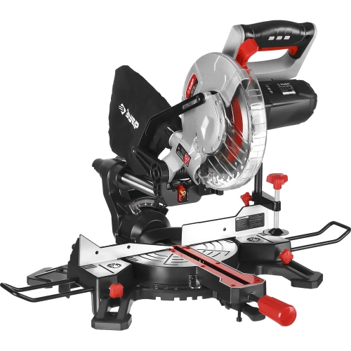 Торцовочная пила ЗУБР с протяжкой, d 210 х 30 мм, 1600 Вт ЗПТ-210-1600 ПЛ