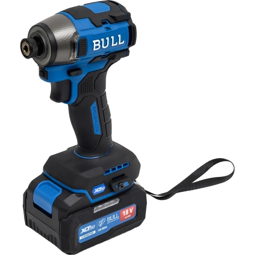 Аккумуляторный ударный гайковерт/винтоверт BULL CID 2218 Xcase, XLTpro, SET, бесщеточный, 18 В, 220 Н*м, 2x4 А*ч 1329954 Аккумуляторный ударный гайковерт/винтоверт BULL CID 2218 Xcase, XLTpro, SET, бесщеточный, 18 В, 220 Н*м, 2x4 А*ч 1329954