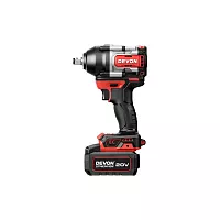 Аккумуляторный гайковерт DEVON 2 АКБ 4 Ач, ЗУ, сумка, 5759-LI-20-SET