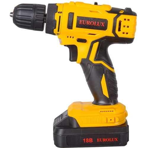 Аккумуляторная дрель-шуруповерт Eurolux ДА-18/2Li 72/14/40 фото 7