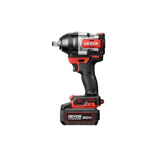Аккумуляторный гайковерт DEVON 2 АКБ 4 Ач, ЗУ, сумка, 5759-LI-20-SET