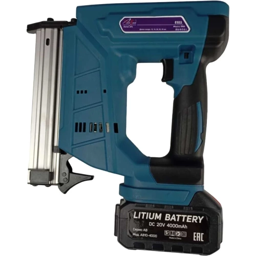 Степлер аккумуляторный AktiTool для гвоздей ES11 (15-30 мм, 20 В, 2 Li-ion аккум. 4000 mAh) 101308 фото 5