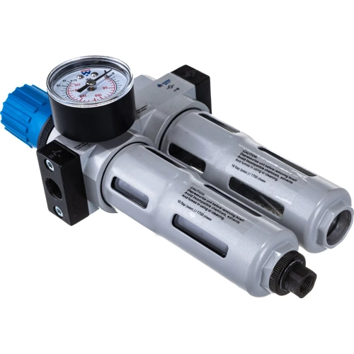 Фильтр влагоотделитель с редуктором и лубрикатором (1/4"; 16 бар) МАСТАК 690-21 фото 3 Фильтр влагоотделитель с редуктором и лубрикатором (1/4"; 16 бар) МАСТАК 690-21 фото 3