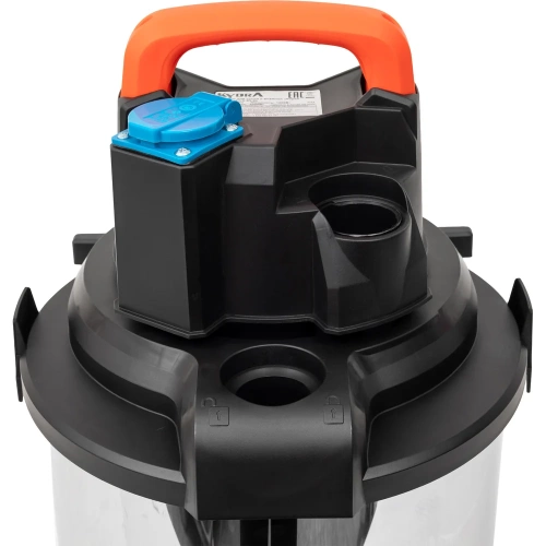 Пылесос строительный из нержавеющей стали 20 л 1200 Вт  KVS-E2.20 Kydra 8.202.0005 фото 8