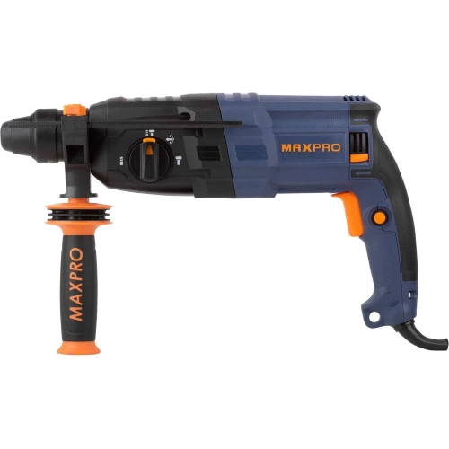 Перфоратор монтажный MAX-PRO 800 Вт, 0-1100 об/мин, 2,8 Дж, 3 режима, Д/Б/М-30/26/13, 3,4 кг, SDS-PLUS, антивибрационная ручка, резиновые вставки, рез 85084 фото 3