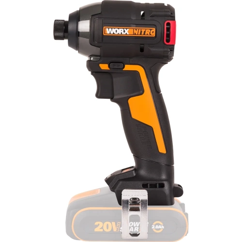 Винтоверт ударный WORX бесщеточный аккумуляторный, 20В, 200Нм, без АКБ и ЗУ, коробка WX265.9 фото 4 Винтоверт ударный WORX бесщеточный аккумуляторный, 20В, 200Нм, без АКБ и ЗУ, коробка WX265.9 фото 4