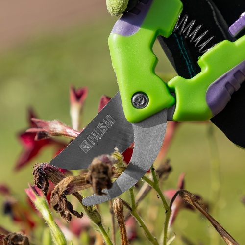 Секатор прямого реза, 150 мм, для бонсай и топиария, двухкомпонентные рукоятки, Palisad фото 7