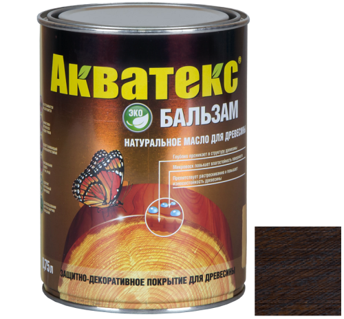Бальзам масло для древесины Акватекс Палисандр 0,75 л
