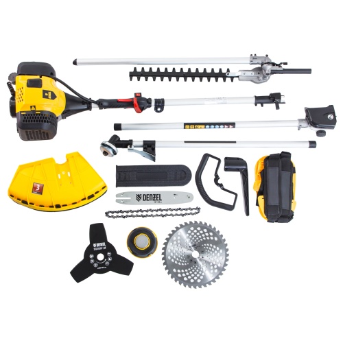 Триммер бензиновый мультифункциональный DGT-52S-MAX, 52 см3, разъемная штанга Denzel фото 3