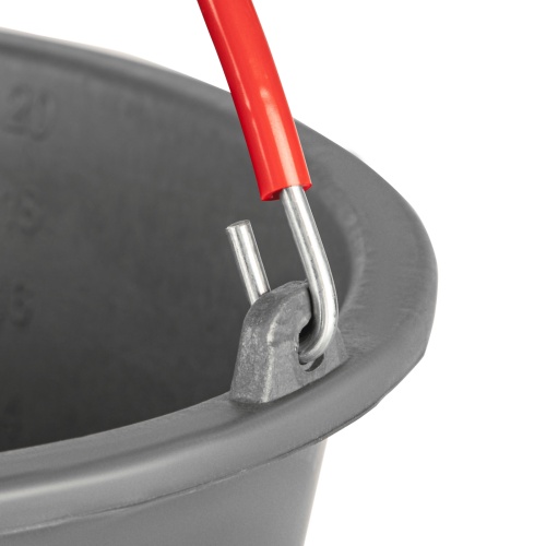 Ведро строительное пластмассовое 16 л, ударопрочное, обрезиненная ручка Matrix фото 2