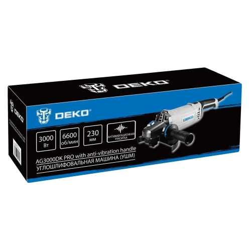 Углошлифовальная машина DEKO (УШМ) AG3000DK PRO, 230 мм, 3000 Вт 083-1032 фото 5 Углошлифовальная машина DEKO (УШМ) AG3000DK PRO, 230 мм, 3000 Вт 083-1032 фото 5