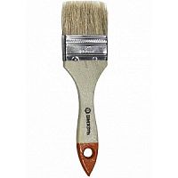 Кисть плоская, 2,0" (50 мм), натуральная щетина, Стандарт, "ВИХРЬ"