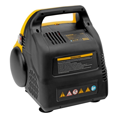 Компрессор воздушный безмасляный РС 1/6-180,1, 1 кВт, 180 л/мин, 6 л Denzel фото 32