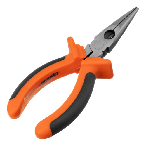 Длинногубцы прямые Comfort, 160 мм ,шлифованные, двухкомпонентные рукоятки Sparta фото 2