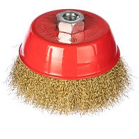 Корщетка-чашка Fit 39272 стальная волнистая М14 125 мм