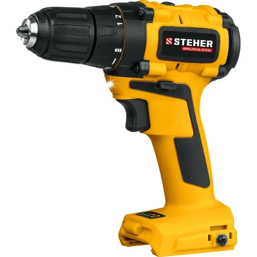 Бесщеточная дрель-шуруповерт STEHER 20В, без АКБ CDB-200 фото 3 Бесщеточная дрель-шуруповерт STEHER 20В, без АКБ CDB-200 фото 3