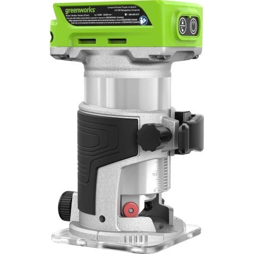 Аккумуляторный фрезер Greenworks 24V, бесщеточный, без АКБ и ЗУ 3502507 фото 4