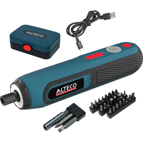 Аккумуляторная отвертка прямая ALTECO CSD 4V T 67507 Аккумуляторная отвертка прямая ALTECO CSD 4V T 67507