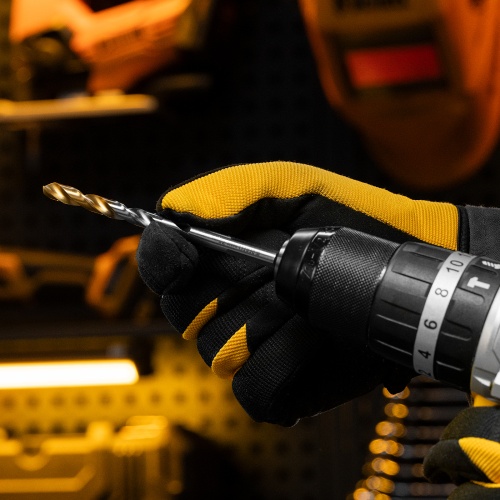 Сверло спиральное по металлу 7,5 x 109 мм, Р6М5, Golden Tip  Denzel фото 8