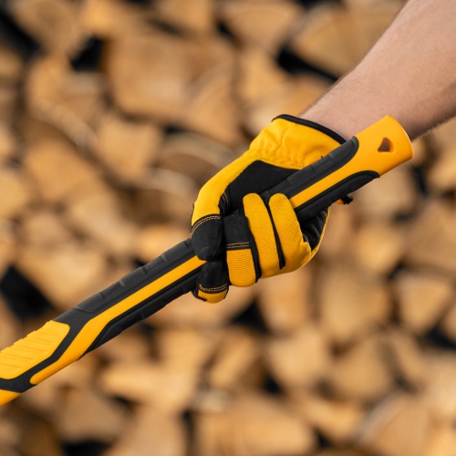 Колун-кувалда 4000 г, кованая, фибергласовая  рукоятка c TPR покрытием, 880 мм Denzel фото 9