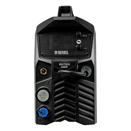 Аппарат инвертор. полуавтомат. сварки MultiMIG-200DP Synergy Double Pulse, 200 А, ПВ 80% Denzel фото 9